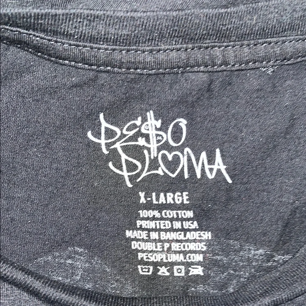 Preowned Peso Pluma 2023 Tour T-shirt Unisex Small Size . - Picture 4 of 16